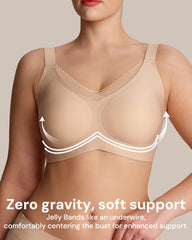 Womens Wireless Bras V Mesh Comfortable Bralette Supportive