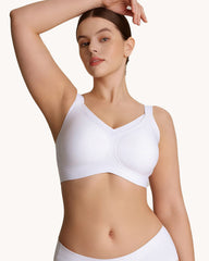 Womens Wireless Bras V Mesh Comfortable Bralette Supportive