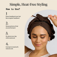 2-in-1 Wearable Heatless Curling Headband — Style Beautiful Curls on the Go