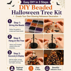 DIY Beaded Christmas Tree Kit — Create Your Own Sparkling Holiday Decor
