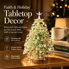 DIY Beaded Christmas Tree Kit — Create Your Own Sparkling Holiday Decor