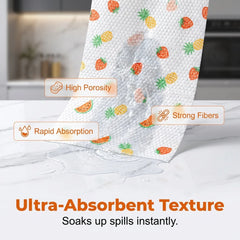 50-Sheet Tear-Off Cleaning Cloth Roll — Reusable & Absorbent