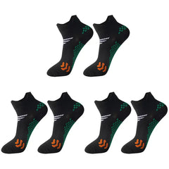 3-Pair Lightweight Compression Ankle Socks — Cushioned Support for Active Feet