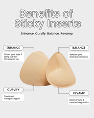 2-Pair Instant Boost Breast Lift Sticky Insert Pads