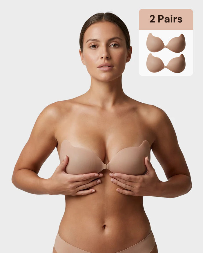 2 Pairs Invisible Uplift Adhesive Push-Up Bra