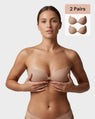 2 Pairs Invisible Uplift Adhesive Push-Up Bra