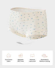 5-Pack Antibacterial Cotton Seamless Boxer Panties