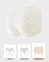 5-Pack Antibacterial Cotton Seamless Boxer Panties