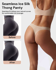 5-Pack Invisible Seamless Thongs
