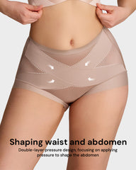 6-Pack Cross Compression High Waist Tummy Control Panties