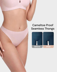 5-PACK Seamless Camel Toe Cover Thongs
