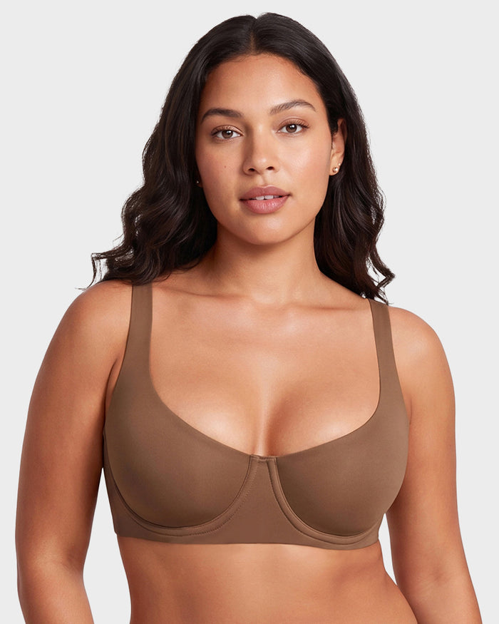 Bare-Edge™ Unlined Demi Bra with Jelly Gel