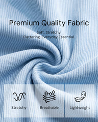 Built-In Bra Seamless Ribbed Tank Top