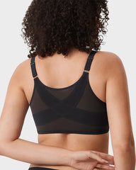 Front Clasp Mesh Support Bra