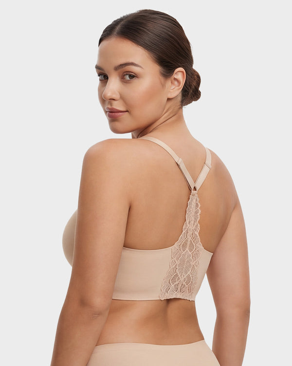 Invisible Backless Lace Bralette