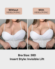 2 Pairs Invisible Adhesive Push-Up Bra Inserts