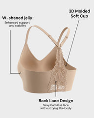 Invisible Backless Lace Bralette