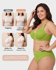 Smoothing Minimizer Bra for Full Coverage Support