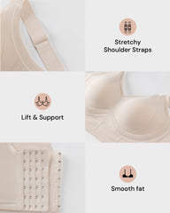 Seamless Wireless Bra for Natural Comfort
