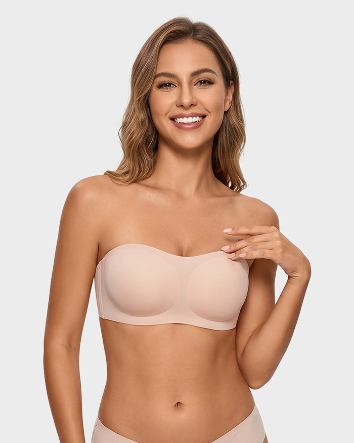 Strapless Wireless Padded Bandeau Bra