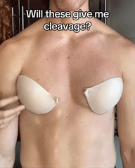 2 Pairs Front Closure Adhesive Push-Up Invisible Bra