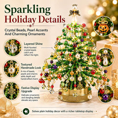 DIY Beaded Christmas Tree Kit — Create Your Own Sparkling Holiday Decor